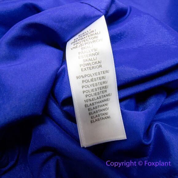 New!  Aidan Mattox royal blue strapless‎ ruffle top, US size 14 - Picture 16 of 16
